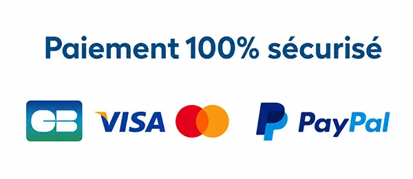 Paiement 100% sécurisé